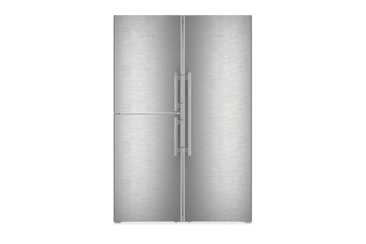 Liebherr Side by Side Combination Freestanding Fridge Freezer Left Hinge | XRCSD5255 | Silver