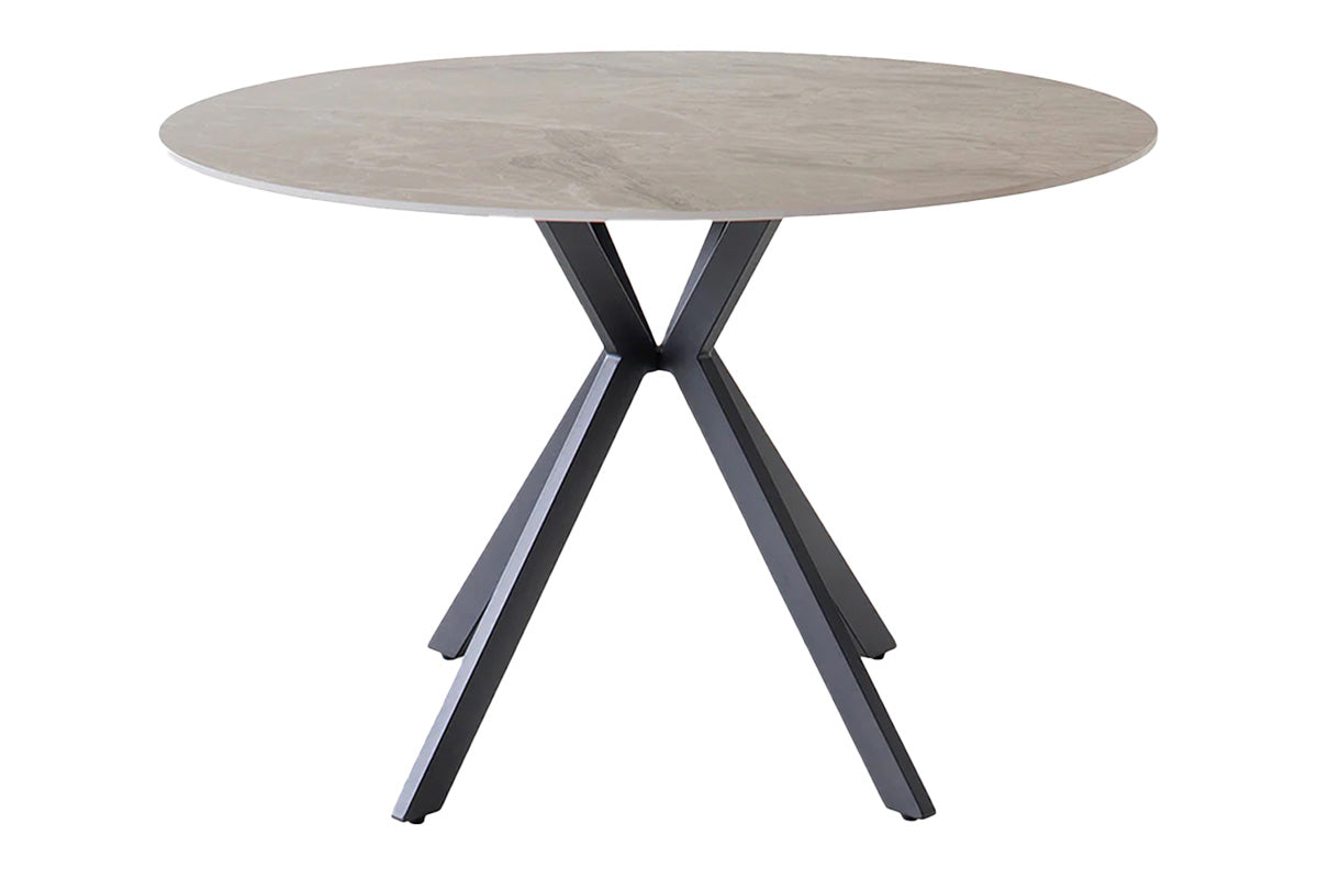 Alex Round Dining Table | 120 cm | White