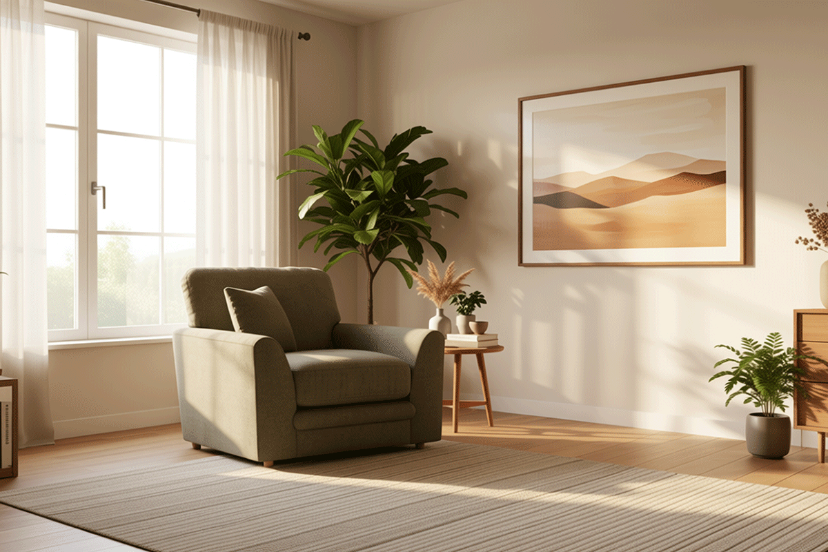 Amie Armchair | Fabric | Olive