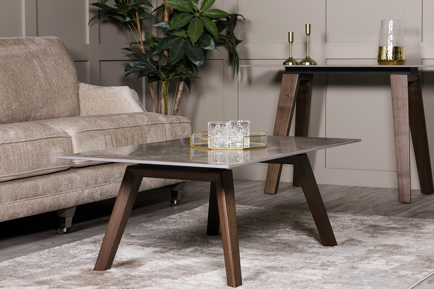 Avenza Coffee Table Brown by Harvey Norman
