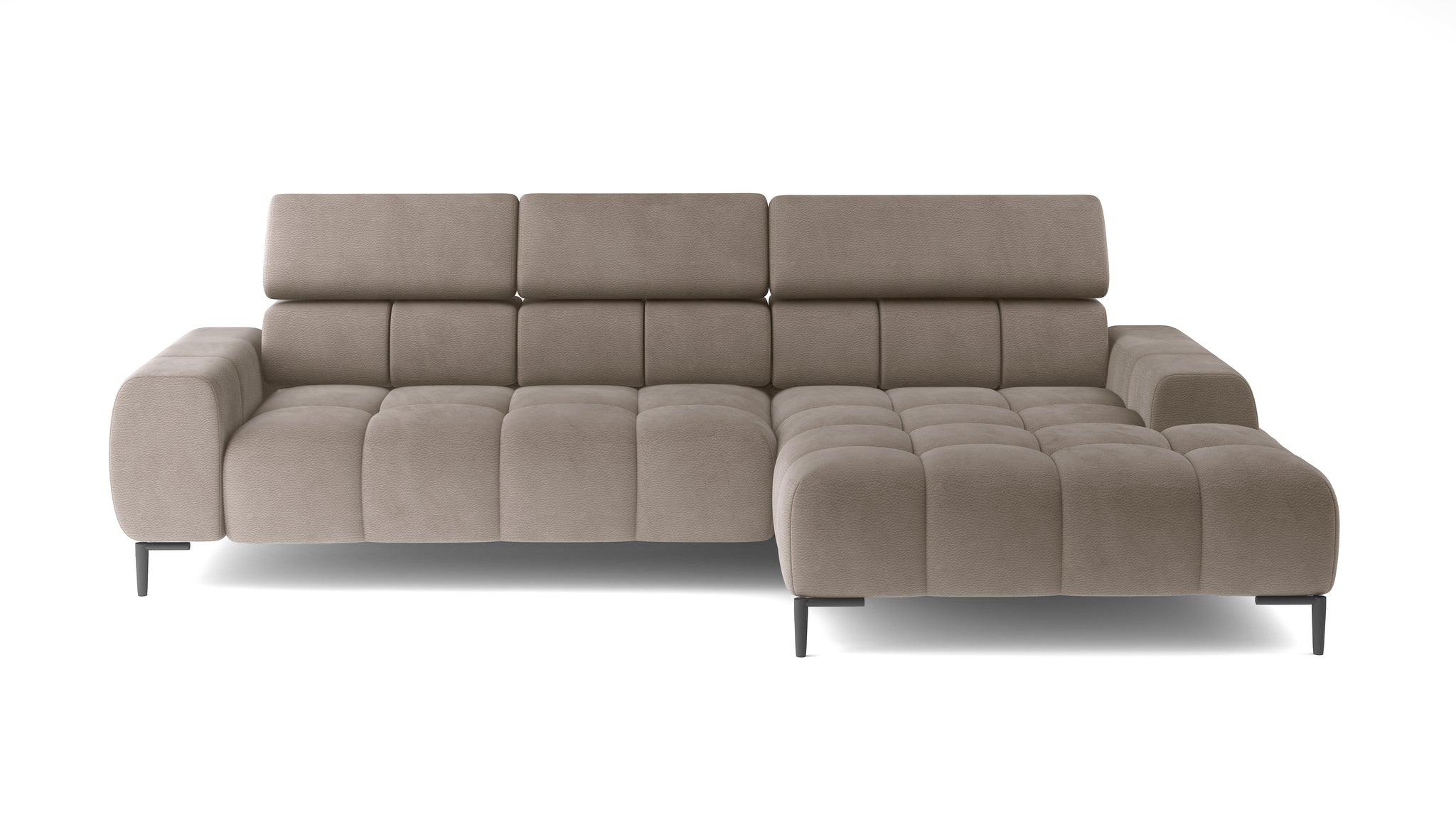 Cassie Chaise Sofa | Power Recliner | Small | Fabric | Colour Options