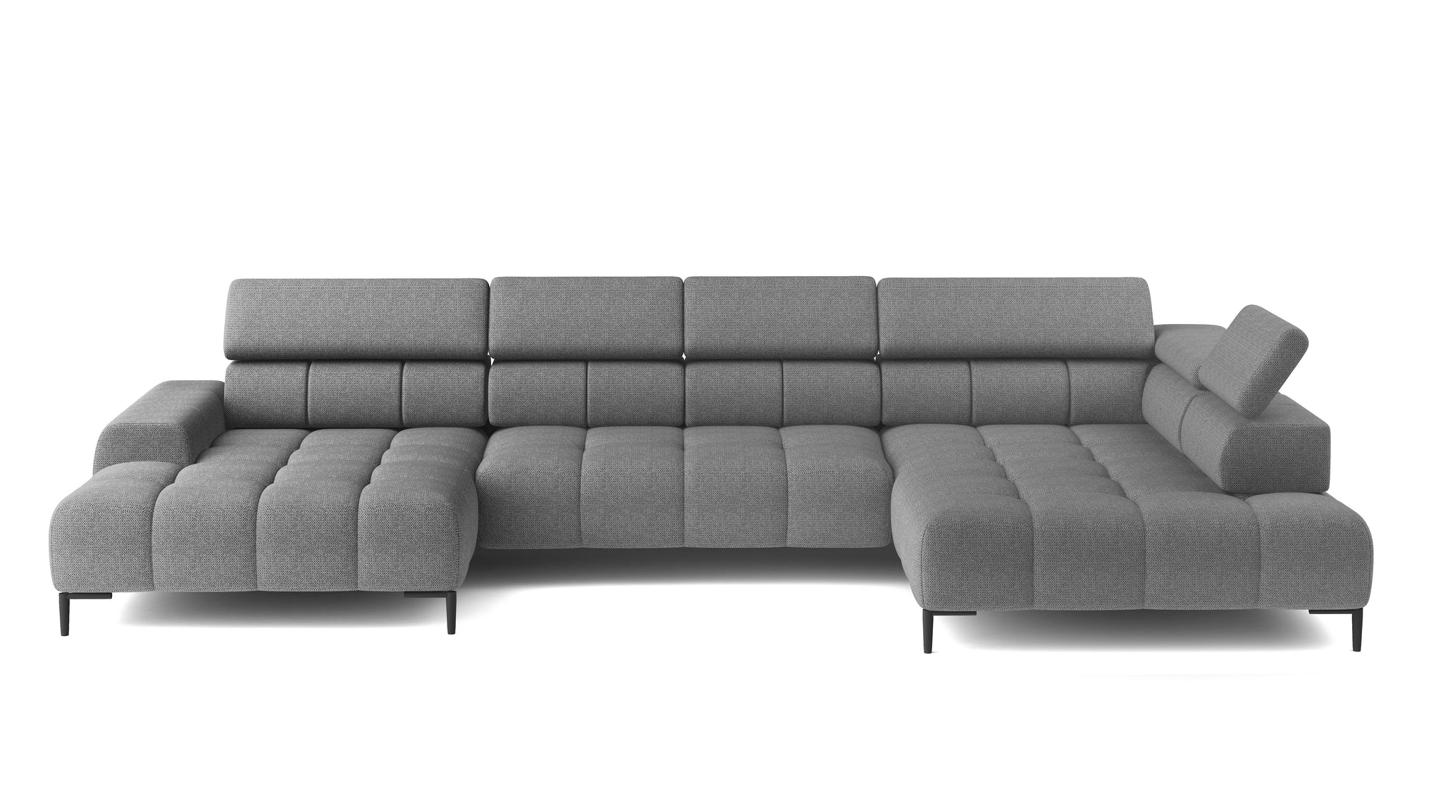 Cassie Chaise Sofa | Power Recliner | Extra Large | Fabric | Colour Options