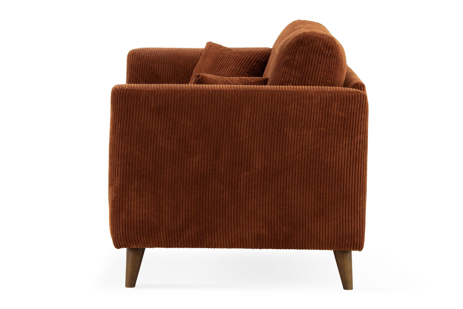 Erin Snuggler Loveseat | Fabric | Brown