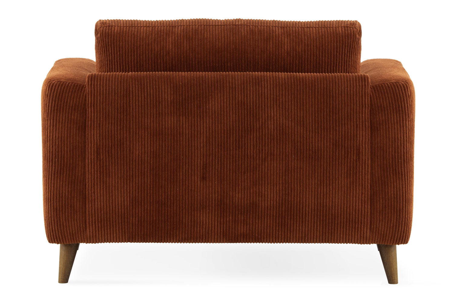 Erin Snuggler Loveseat | Fabric | Brown