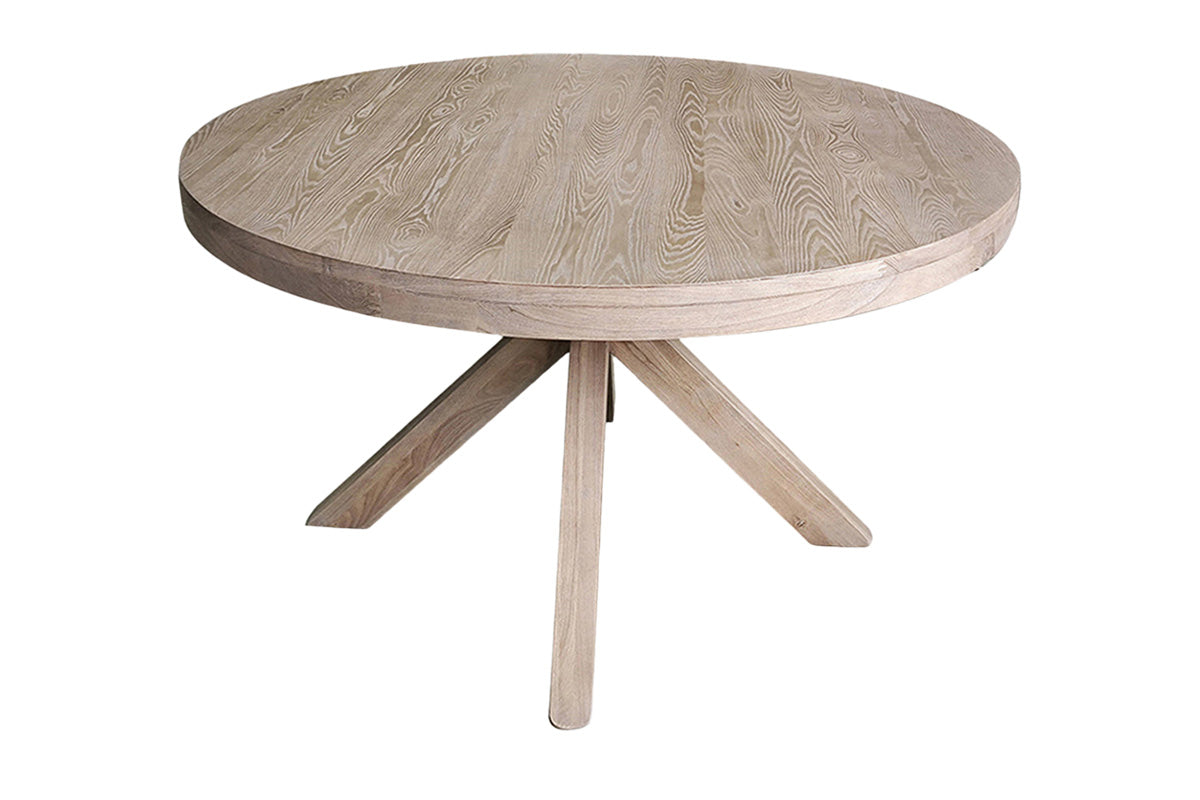 Flavia Round Dining Table | 137 cm | Brown