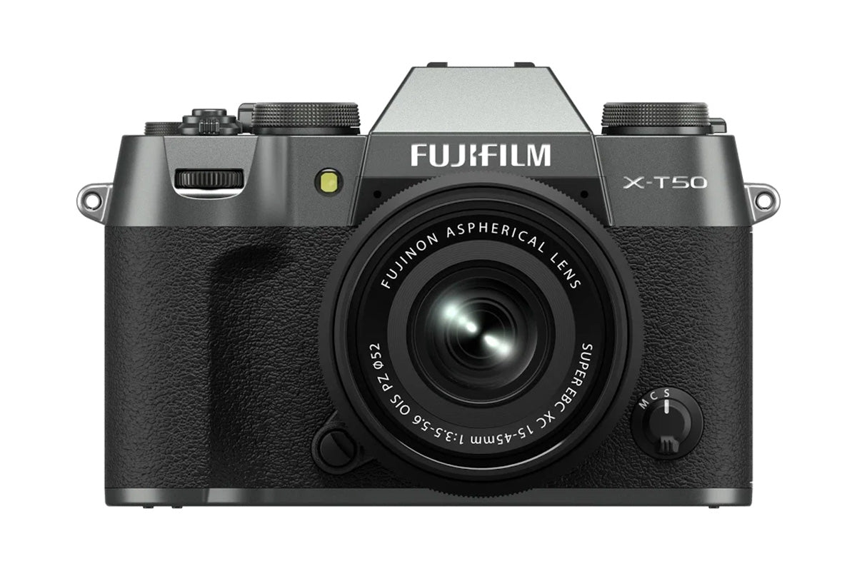 Fujifilm X-T50 Digital Camera with XC15-45mm F3.5-5.6 Lens | Charcoal Silver