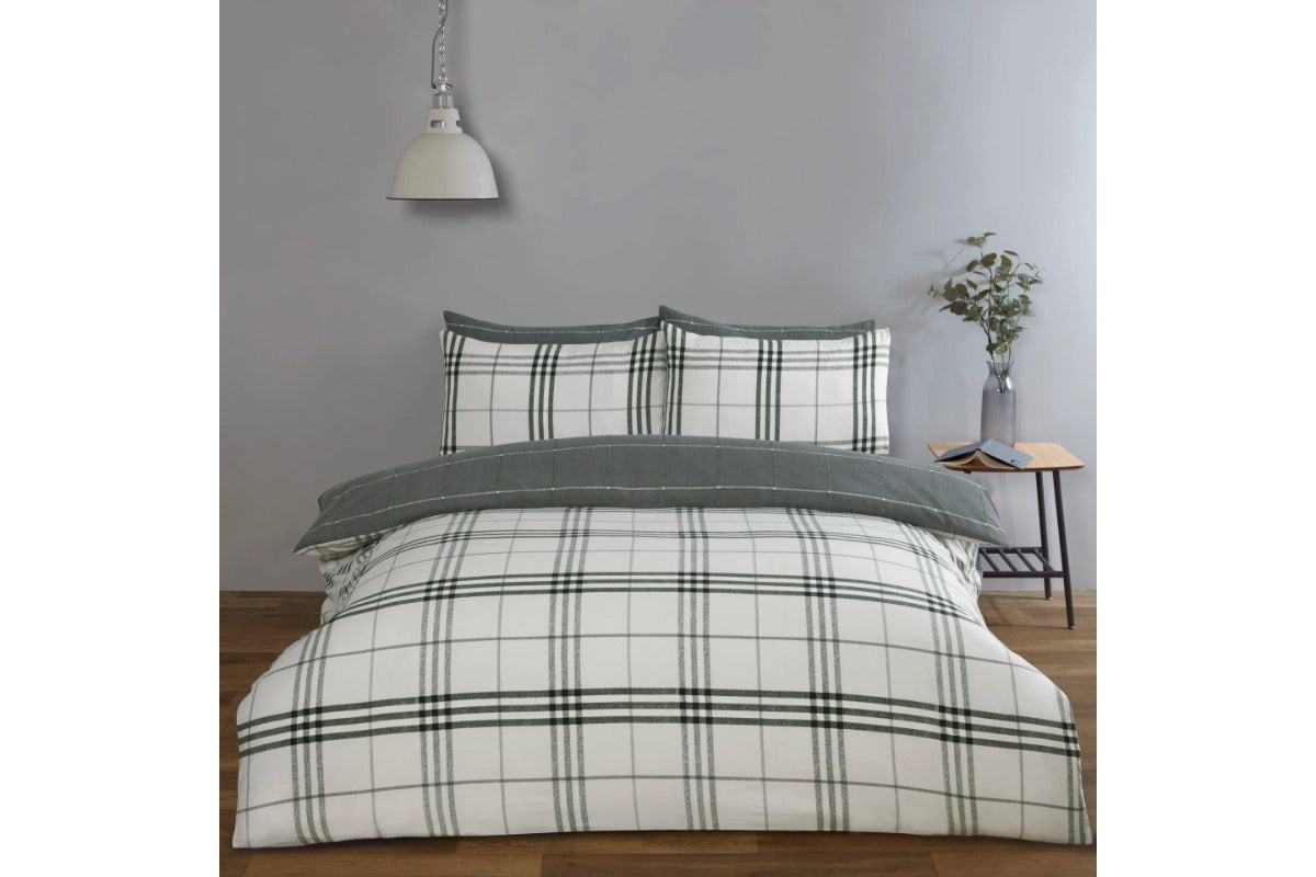 Harris Duvet Cover Set | Grey | Single