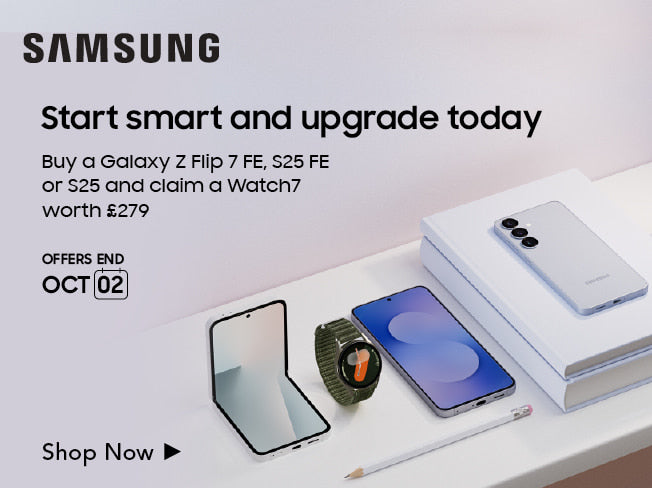 Buy a Galaxy Z Flip7 FE, S25 FE or S25 and claim a Free Galaxy Watch7.