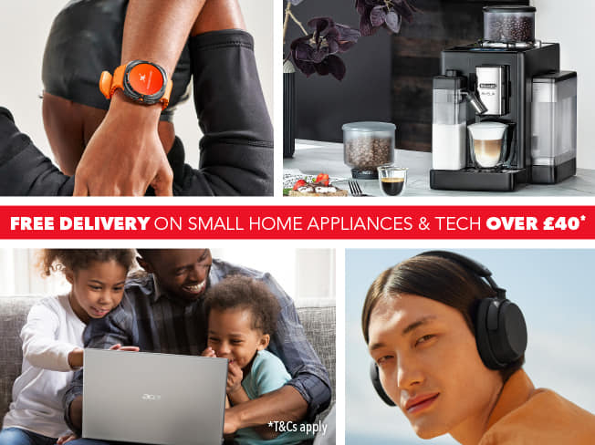 Free Delivery on Small Home Appliances & Tech Over £40*