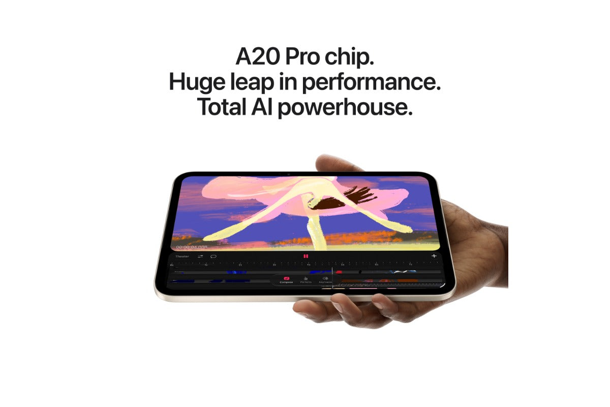 Apple iPad mini 8.5" | A20 Pro | Nano-texture Glass | Wi-Fi | 256GB | Midnight-5