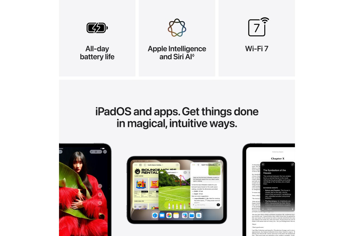 Apple iPad mini 8.5" | A20 Pro | Nano-texture Glass | Wi-Fi | 256GB | Starlight-8