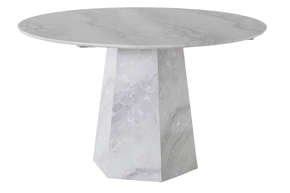 Naples Round Dining Table | 130 cm | Grey