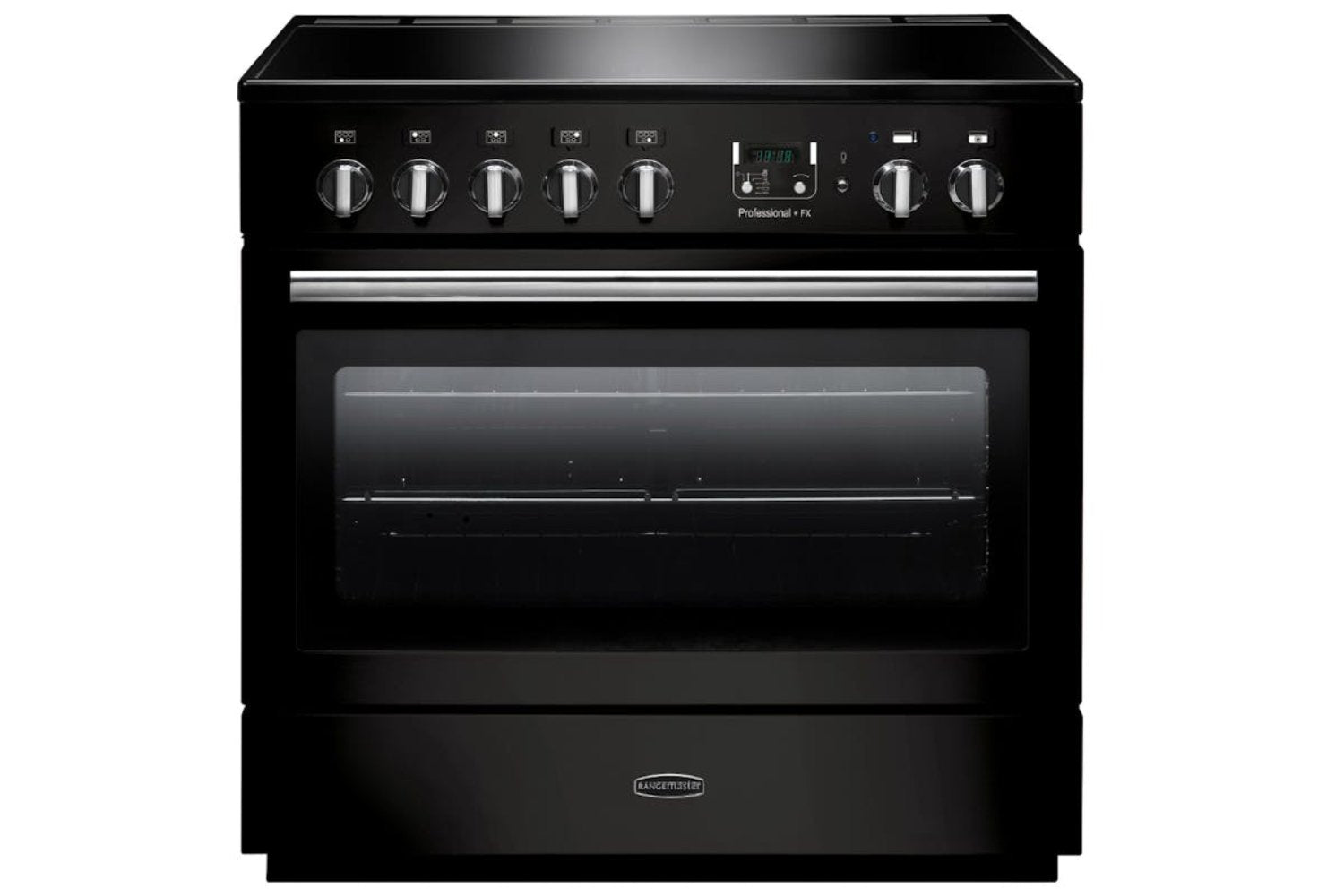 rangemaster pro plus fx 90cm induction range cooker gloss black