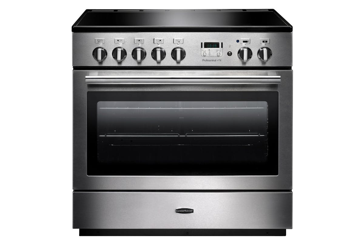 rangemaster pro plus fx 90cm induction range cooker stainless steel