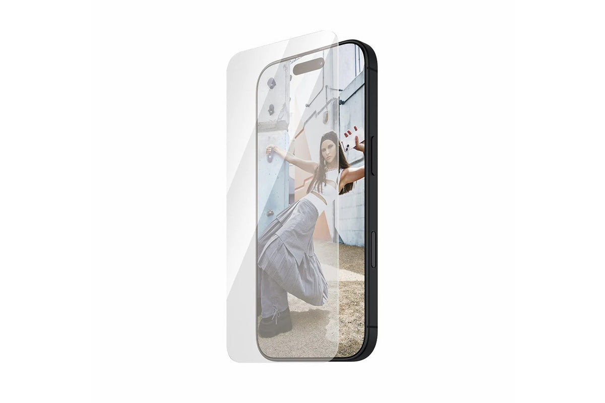 PanzerGlass SAFE. iPhone 16/15 Plus Ultra-Wide Fit Screen Protector