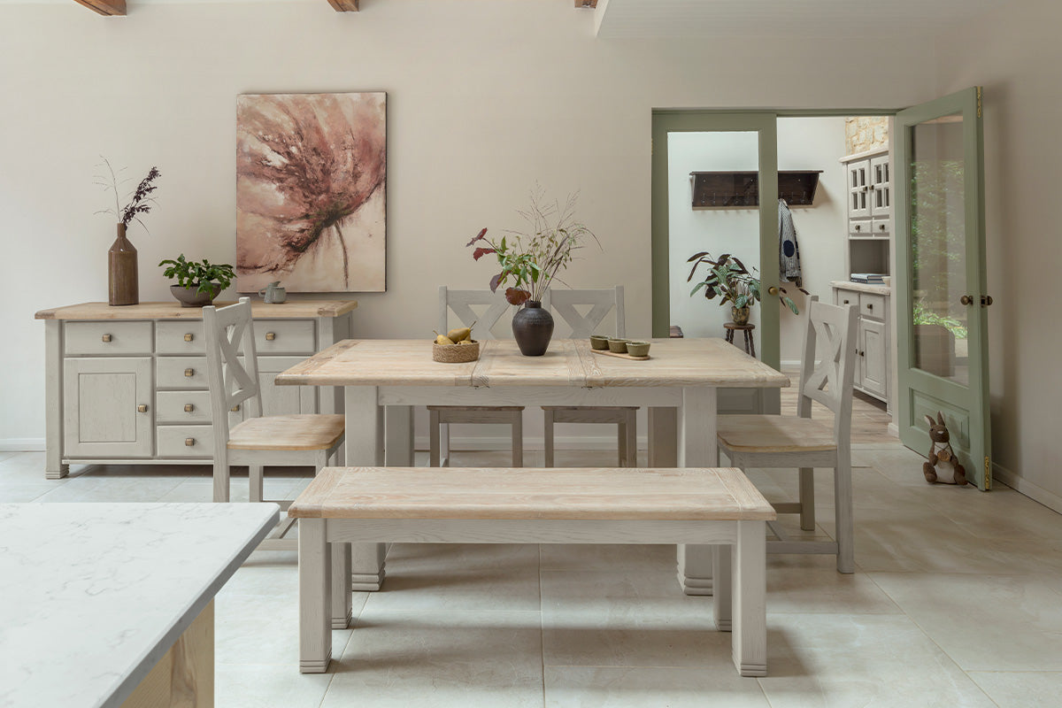 Savannah Rectangular Extending Dining Table | 140 - 180 cm | Colour Options