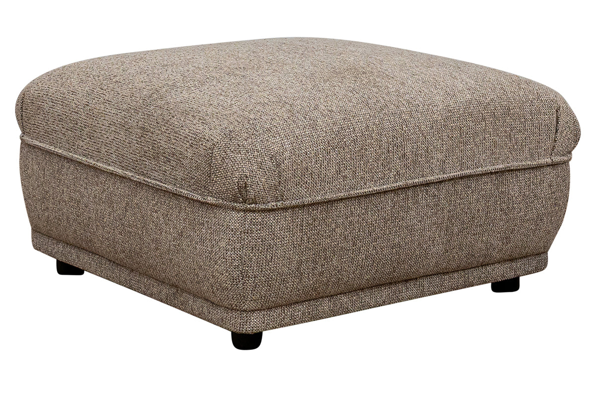 Archie Footstool | Fabric | Pebble